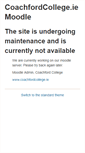 Mobile Screenshot of moodle.coachfordcollege.ie